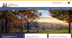 Desktop Screenshot of breckerfeld.de
